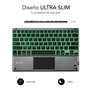 Subblim Teclado Smart Backlit con Touchpad Gris